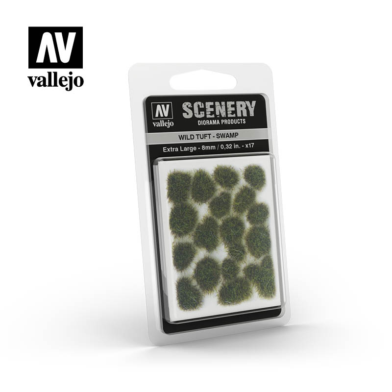 Vallejo Scenery: Wild Tuft - Swamp (12mm)