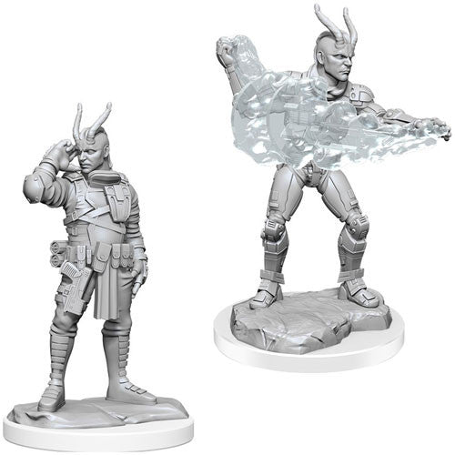 Starfinder Deep Cuts Unpainted Miniatures: W17 Lashunta Technomancer Male
