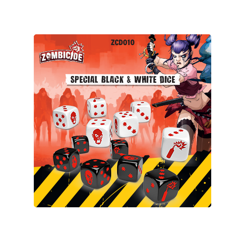 Zombicide: Back and White Dice Pack