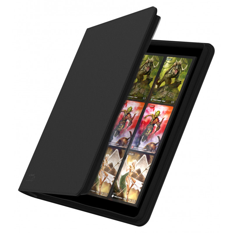24 Pocket Zip Portfolio - Black