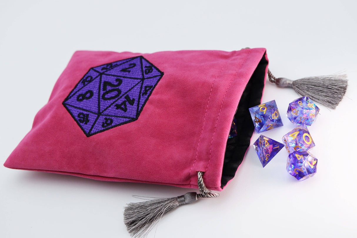 Foam Brain: Dice Bag - Purple D20