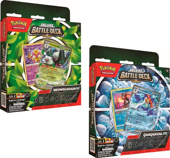 Pokemon TCG: Meowscarada / Quaquaval ex Deluxe Battle Deck