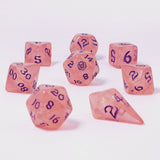 Hymgho Premium Dice - Wyrmforged Rollers - Rounded Edge 8 Piece Polyhedral Dice se