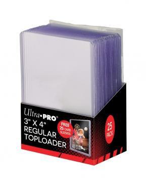 3" x 4" Clear Regular Toploader with Card Sleeves (25-Count)