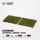 Gamers Grass Tufts: Tufts- Strong Green 6mm- Small