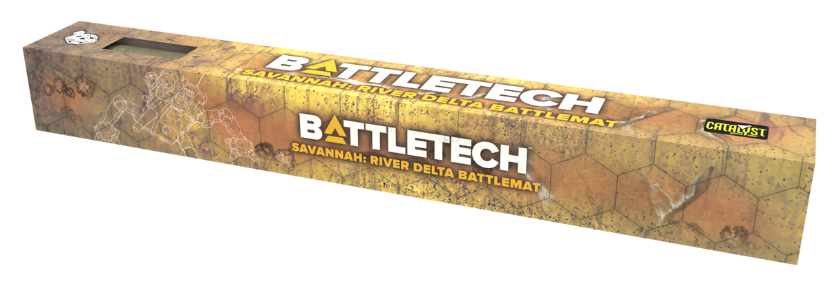 BattleTech: BattleMat - Savannahs River Delta/City Ruins