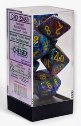 Chessex: Festive: Mega-hedral Mosaic/yellow 7-Die Set