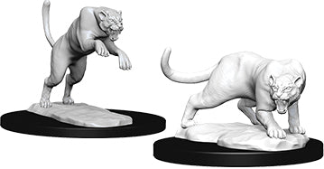 Dungeons & Dragons: Nolzur's Marvelous Unpainted Miniatures - W06 Panther & Leopard