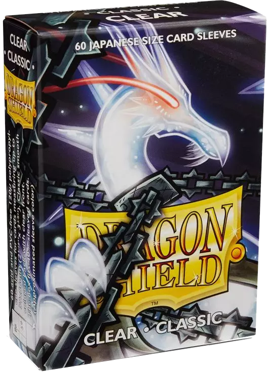 Dragon Shield Japanese Sleeves Classic Clear 60Ct Pack