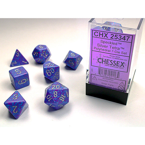 Chessex Dice: Speckled Poly Set (7) - Select Colors