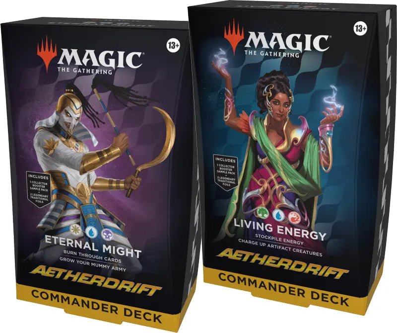 Magic the Gathering CCG: Aetherdrift Commander Decks