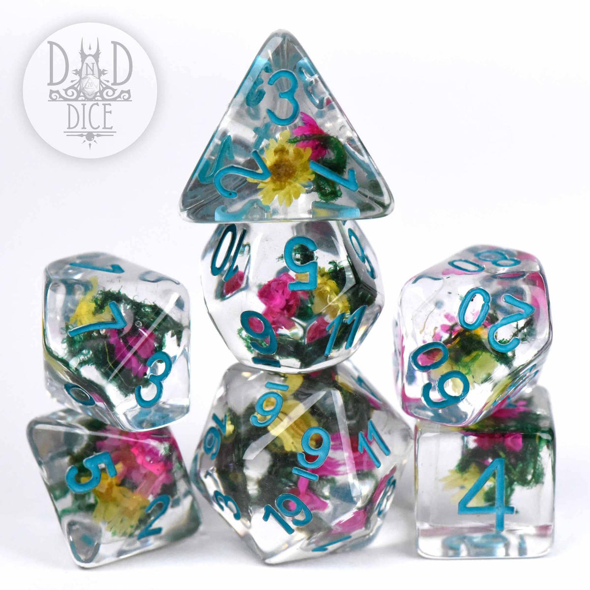 DND Dice - Vintage Bloom