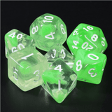 Foam Brain: Summer Limes RPG Dice Set