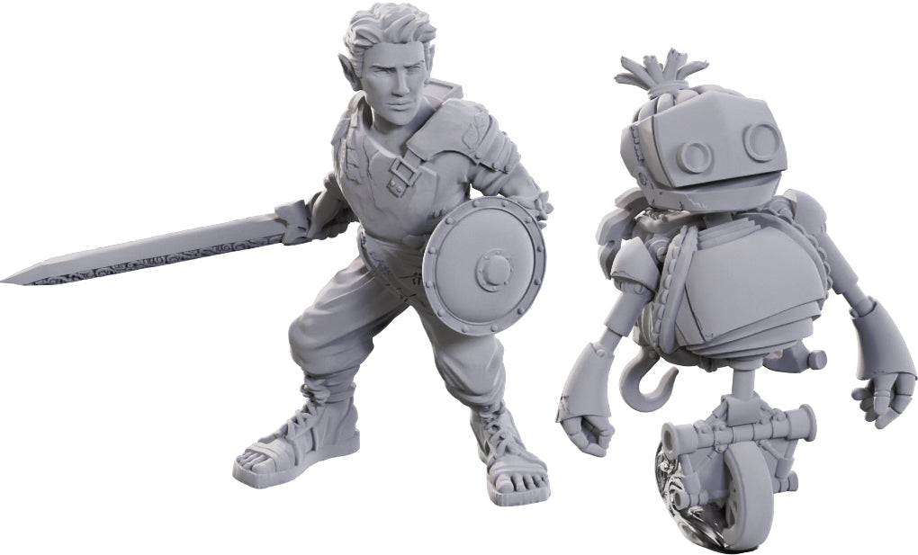 Critical Role Unpainted Miniatures: W23 Orym, of the Air Ashari & Fresh Cut Grass