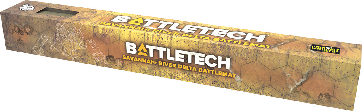 BattleTech: BattleMat - Savannahs Large Lakes/Box Canyon