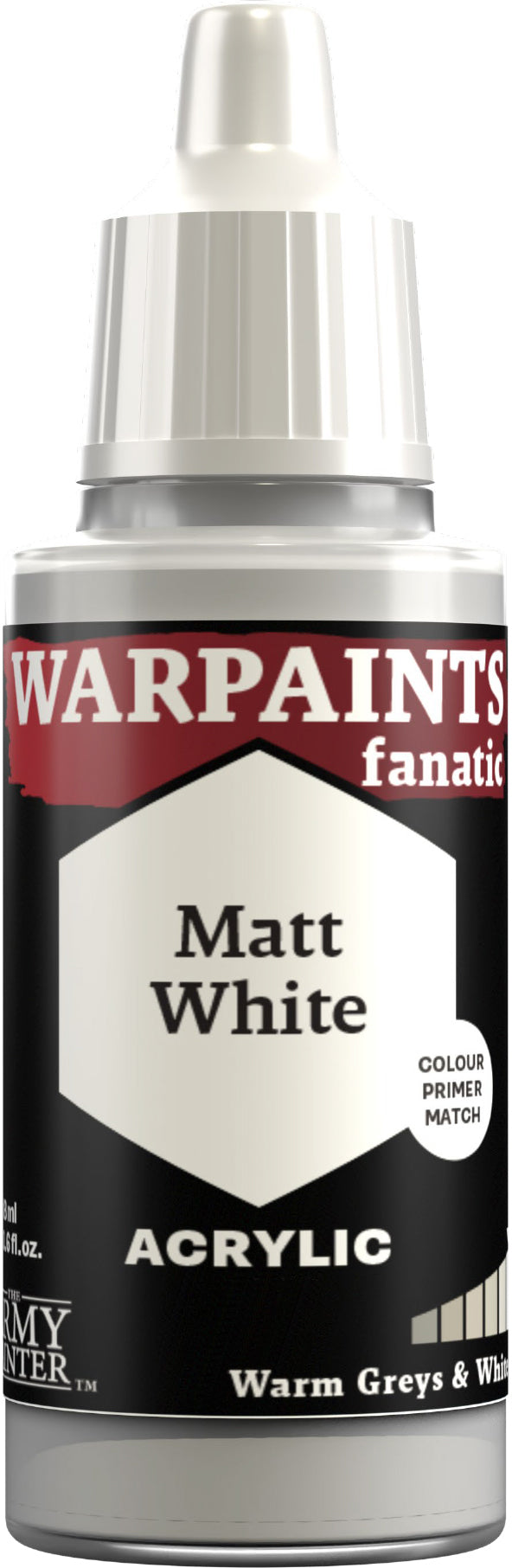 The Army Painter Warpaints Fanatic: Matt White 18ml