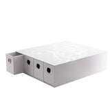 Dragon Shield Card Storage: Fortress- Horizontal- 4-Card Drawers- White (620+ per drawer)