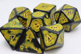 Foam Brain: Timeworn Yellow RPG Dice Set