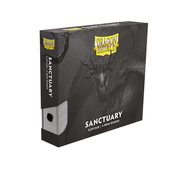 Dragon Shield Binder: Sanctuary- Slipcase 4-Ring Binder- White