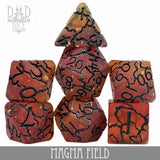 DND Dice - Magma Field