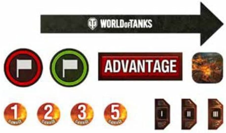World of Tanks: Miniatures Game - Gaming Tokens