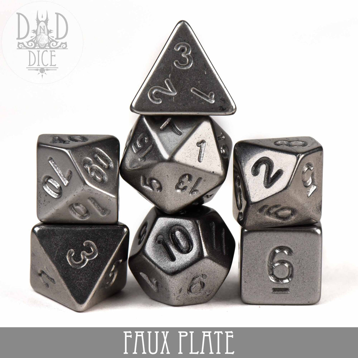 DND Dice - Faux Plate