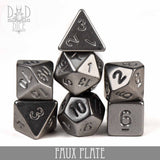 DND Dice - Faux Plate