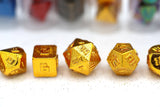 Hymgho Premium Dice - 10MM Mini RPG Dice Set - Gold