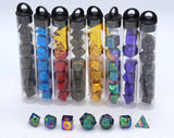 Hymgho Premium Dice - 10MM Mini RPG Dice Set - Rainbow