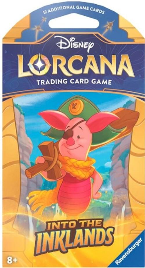 lorcana yellow discard card Disney Lorcana TCG: Into the Inklands Booster Sleeve Single Pack – Gongaii  Games