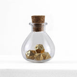 Hymgho Premium Dice - Unseelie Mini Metal RPG Dice Set  - Gold
