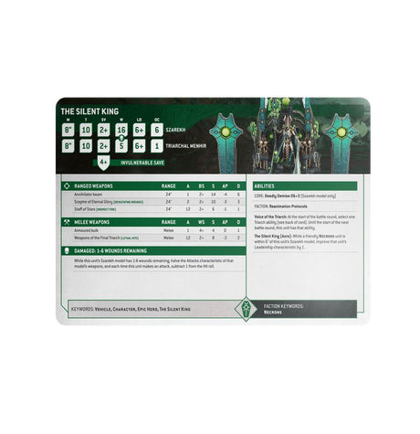 Warhammer 40,000: Datasheet - Necrons