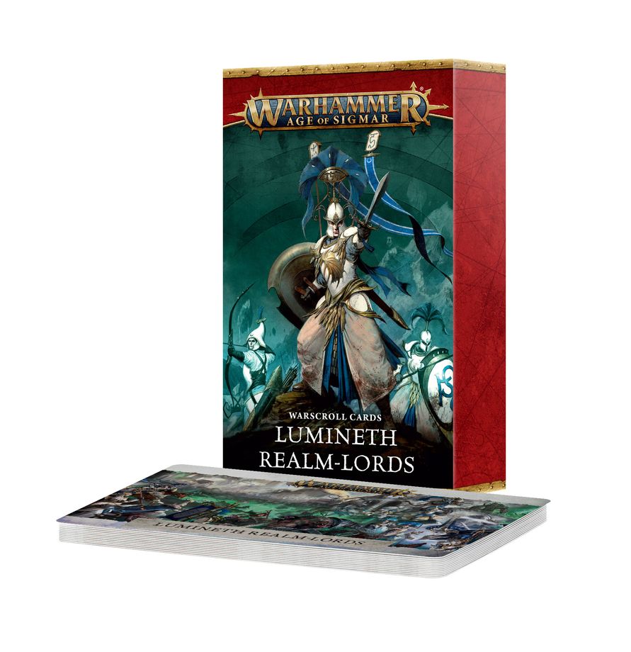 Warhammer Age of Sigmar Warscroll Cards: Lumineth Realm-lords