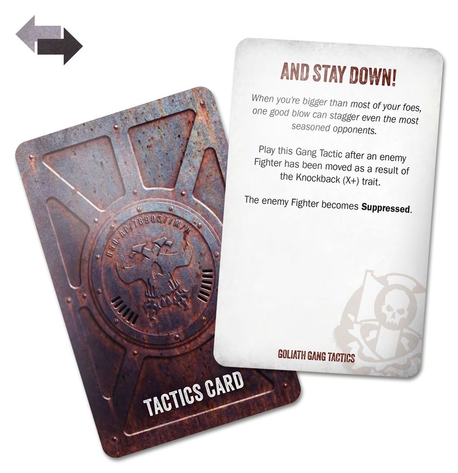 Warhammer Necromunda Skirmish: Goliath Card Pack