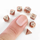 Hymgho Premium Dice - HY00406 Unseelie Tiny Dice Set in Potion Bottle - Rose Gold