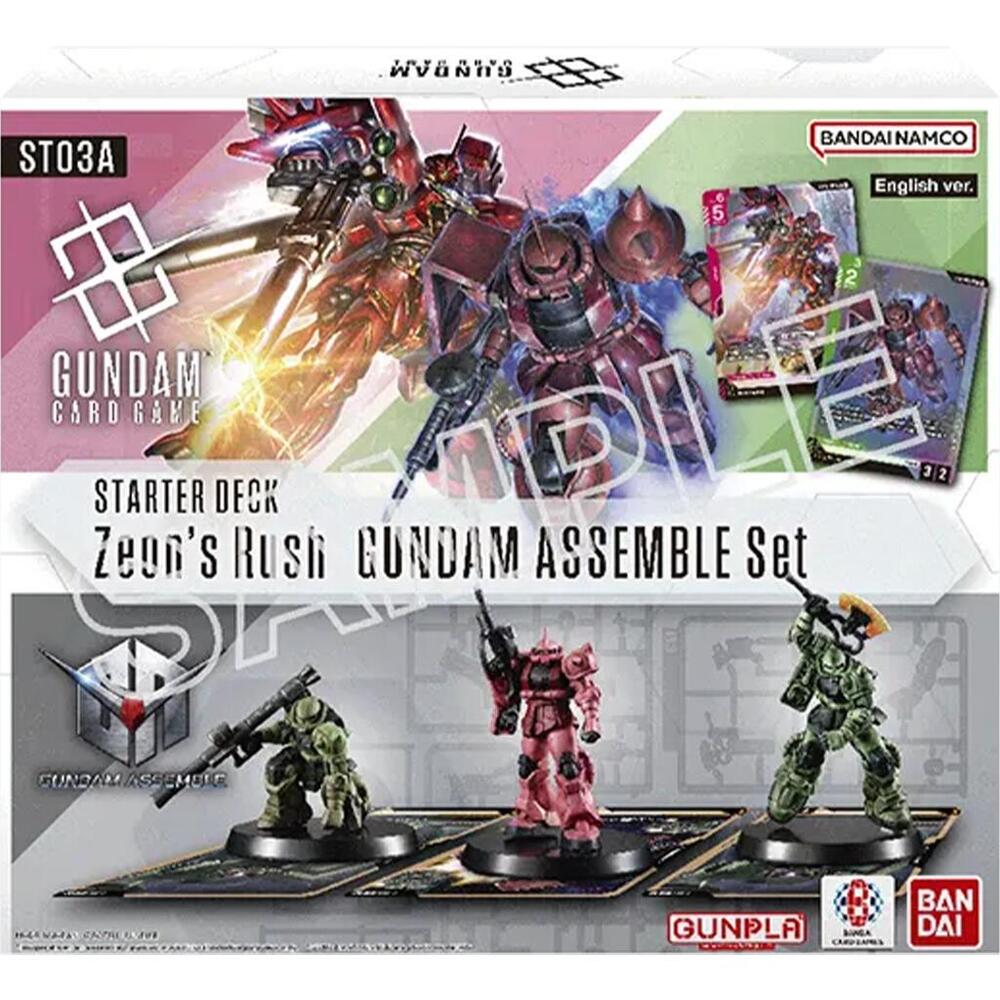 Gundam TCG: Gundam Assemble - Zeon`s Rush Starter Set – Gongaii Games