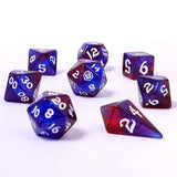 Hymgho Premium Dice - Wyrmforged Rollers - Rounded Edge 8 Piece Polyhedral Dice se
