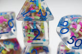 Foam Brain: Ice Cream Sprinkles RPG Dice Set