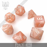 DND Dice - Peachy Keen