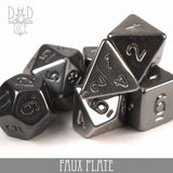 DND Dice - Faux Plate