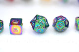 Hymgho Premium Dice - 10MM Mini RPG Dice Set - Rainbow