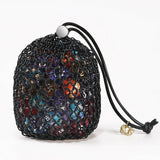 Hymgho Premium Dice - Hero's Chainmail Dice Bag - Black