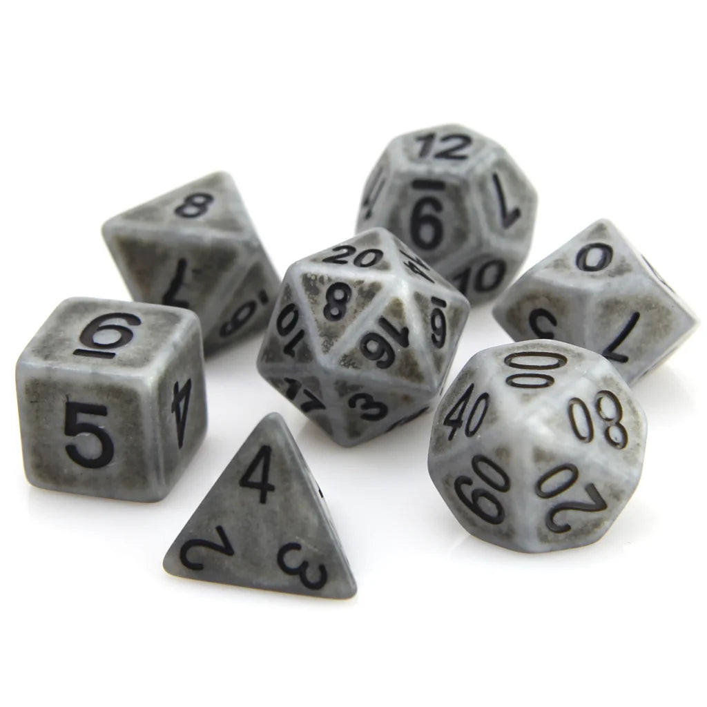 Die Hard Dice 7pc RPG Set - Stone Ancient