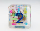 Foam Brain: Ice Cream Sprinkles RPG Dice Set