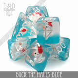 DND Dice - Duck The Halls Blue