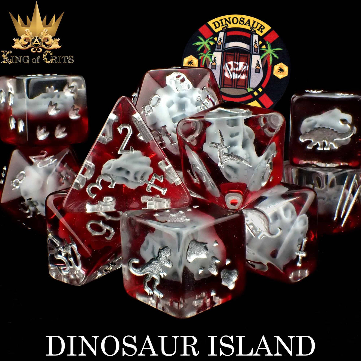DND Dice - Dinosaur Island - 11 Dice Set