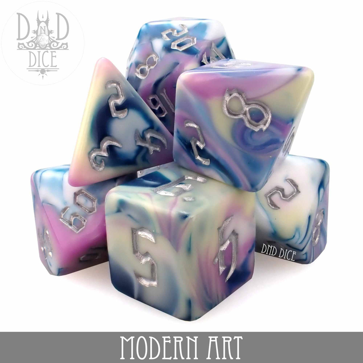 DND Dice - Modern Art