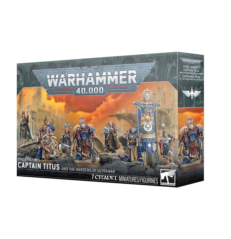 Warhammer 40,000- Space Marines Captain Titus and The Wardens of Ultramar