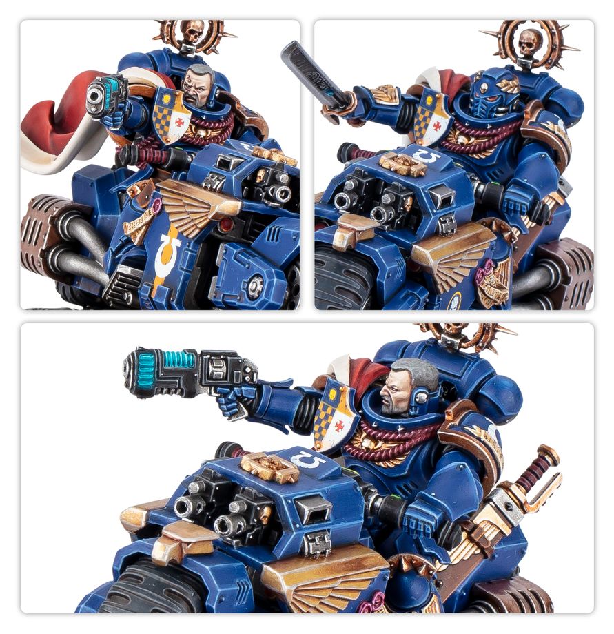 Warhammer 40,000: Space Marines - Captain on Bike