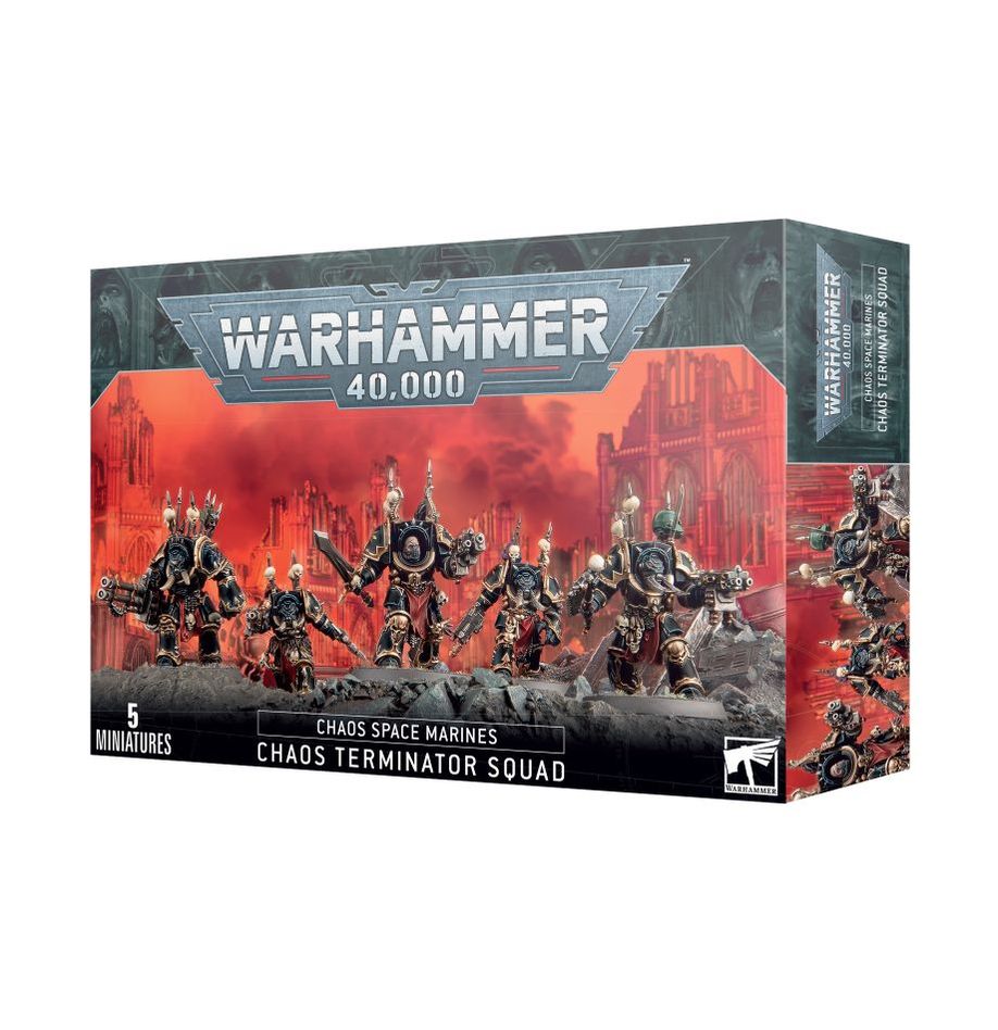 Warhammer 40,000 Chaos Space Marines - Chaos Terminator Squad